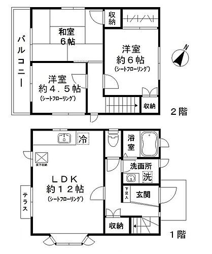 権田邸賃貸住宅　Ｂ棟 3LDK 賃貸物件詳細