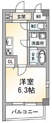 ル・クール住吉大社 5階 1K 賃貸物件詳細