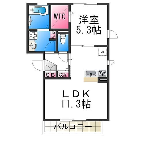 大阪府堺市堺区三条通 堺東駅 1LDK アパート 賃貸物件詳細