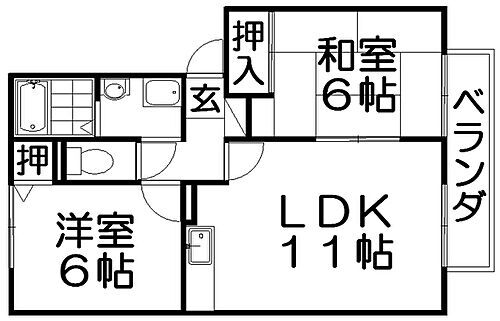 大阪府枚方市三栗1丁目 牧野駅 2LDK アパート 賃貸物件詳細