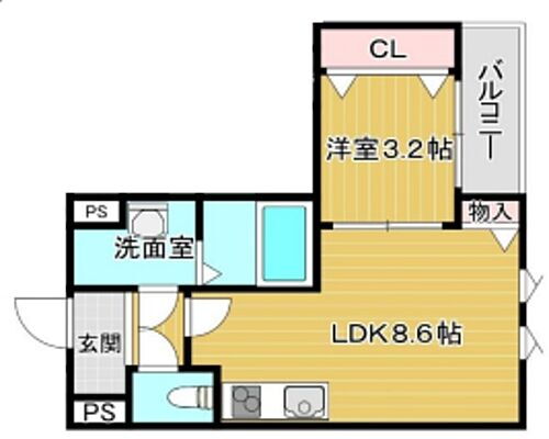 兵庫県西宮市甲子園七番町 鳴尾・武庫川女子大前駅 1LDK アパート 賃貸物件詳細