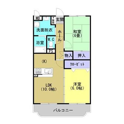 栃木県塩谷郡高根沢町大字宝積寺 宝積寺駅 2LDK マンション 賃貸物件詳細