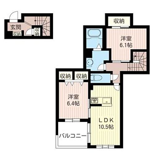 東京都世田谷区駒沢5丁目2-5 駒沢大学駅 2LDK マンション 賃貸物件詳細