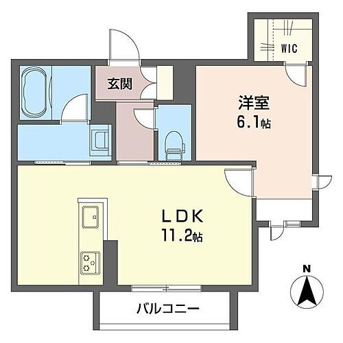 ル　シエル　ブルー 3階 1LDK 賃貸物件詳細