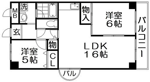 大阪府寝屋川市松屋町 香里園駅 2LDK マンション 賃貸物件詳細