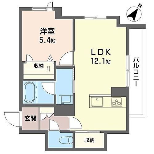 コルマル 2階 1LDK 賃貸物件詳細