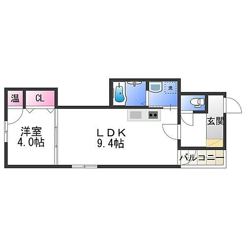 オルフェアメゾン清水丘弐番館 2階 1LDK 賃貸物件詳細