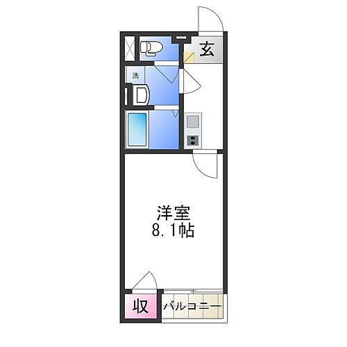 大阪府泉大津市式内町 泉大津駅 1K アパート 賃貸物件詳細