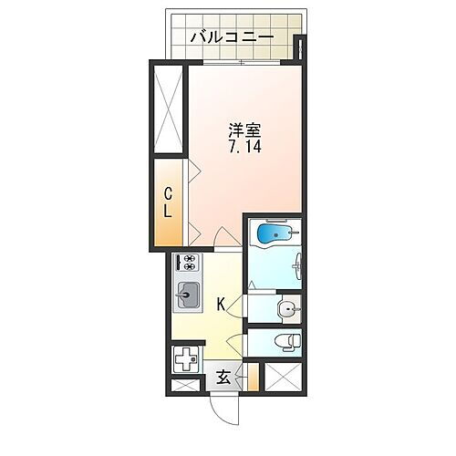 大阪府東大阪市足代新町 布施駅 1K マンション 賃貸物件詳細