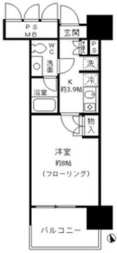 東京都港区芝浦4丁目 高輪ゲートウェイ駅 1K マンション 賃貸物件詳細