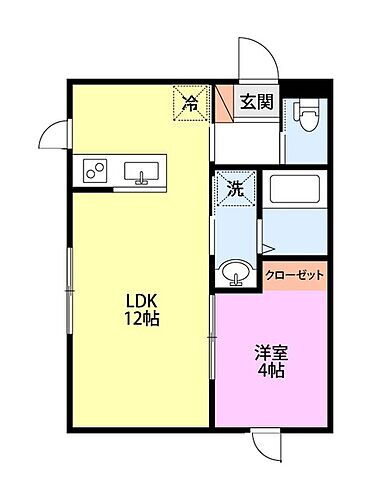 新潟県長岡市曲新町2丁目13-18 宮内駅 1LDK アパート 賃貸物件詳細