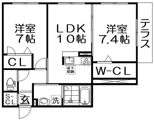 大阪府寝屋川市田井町14-13 香里園駅 2LDK アパート 賃貸物件詳細