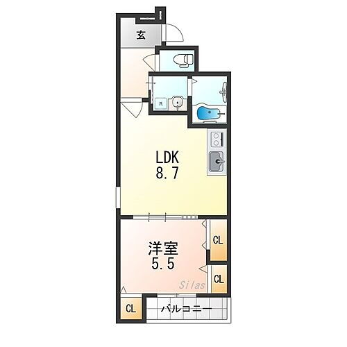 フジパレス加美駅南Ｉ番館 2階 1LDK 賃貸物件詳細