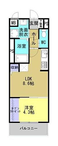 鹿児島県薩摩川内市平佐町 川内駅 1LDK マンション 賃貸物件詳細