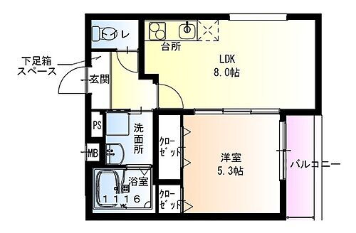 大阪府東大阪市瓜生堂1丁目 若江岩田駅 1LDK アパート 賃貸物件詳細