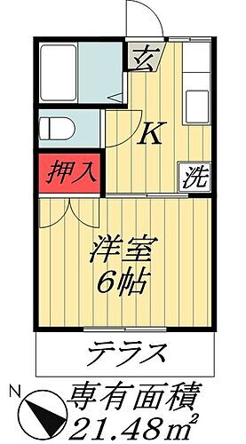千葉県市川市市川2丁目 市川駅 1K アパート 賃貸物件詳細