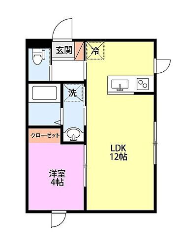 新潟県長岡市曲新町2丁目13-20 宮内駅 1LDK アパート 賃貸物件詳細