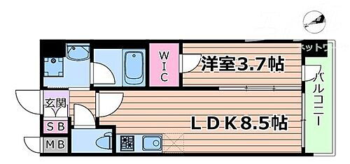 スプランディッドライズ新大阪ノース 6階 1LDK 賃貸物件詳細