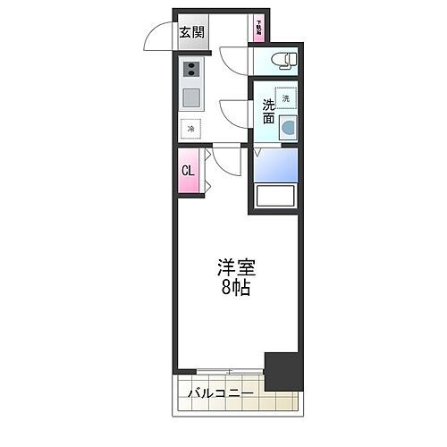 Ｓ－ＲＥＳＩＤＥＮＣＥ堺市駅前 8階 1K 賃貸物件詳細