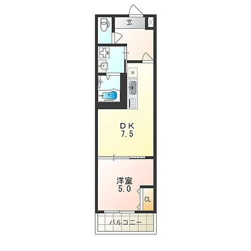 大阪府摂津市千里丘2丁目 千里丘駅 1DK アパート 賃貸物件詳細