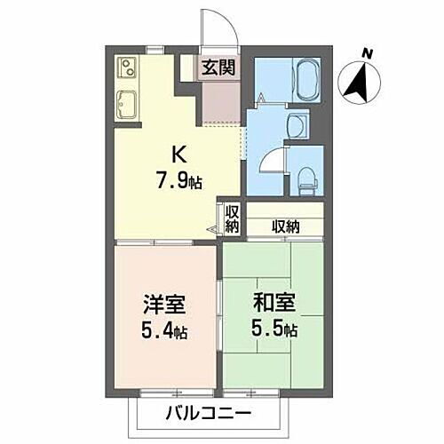 福島県郡山市八山田4丁目113 郡山駅 2K アパート 賃貸物件詳細
