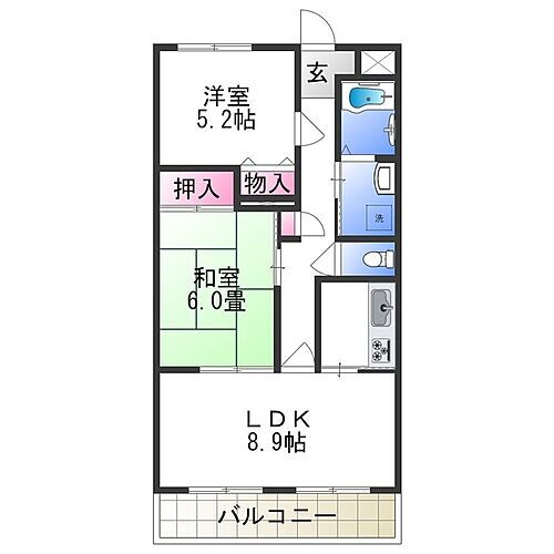 大阪府高石市高師浜3丁目 高石駅 2LDK マンション 賃貸物件詳細