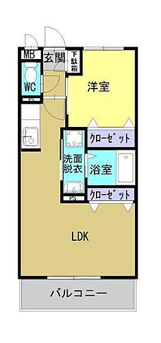 栃木県宇都宮市鶴田町 鶴田駅 1LDK マンション 賃貸物件詳細