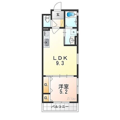 大阪府東大阪市御厨東2丁目 八戸ノ里駅 1LDK アパート 賃貸物件詳細