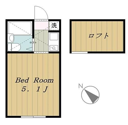 インベストメント宮下本町ＩＩ 2階 1K 賃貸物件詳細