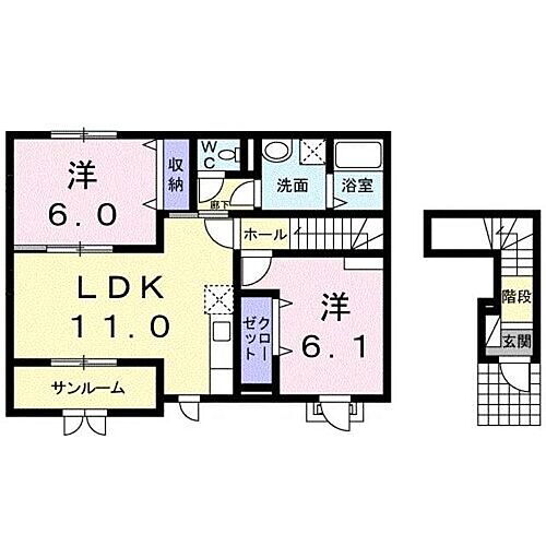 新潟県柏崎市長峰町20番38号 柏崎駅 2LDK アパート 賃貸物件詳細