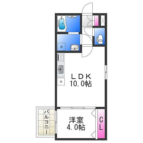 大阪府堺市西区浜寺石津町西4丁 石津川駅 1LDK アパート 賃貸物件詳細