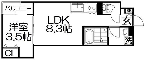 大阪府寝屋川市萱島南町 萱島駅 1LDK アパート 賃貸物件詳細