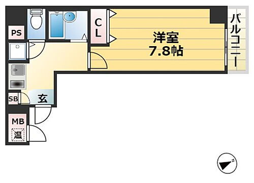 兵庫県神戸市中央区海岸通4丁目 元町駅 1K マンション 賃貸物件詳細