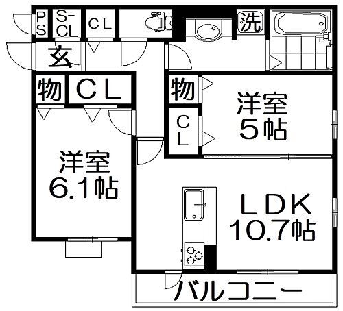 大阪府枚方市宮之阪2丁目 宮之阪駅 2LDK アパート 賃貸物件詳細