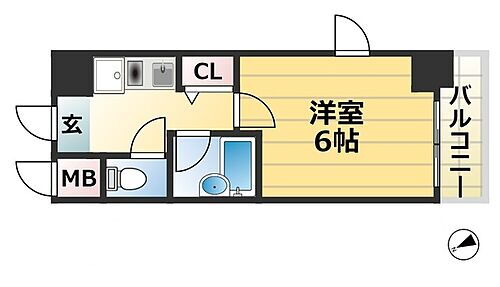 兵庫県神戸市中央区生田町1丁目 三ノ宮駅 1K マンション 賃貸物件詳細