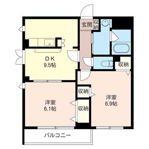 埼玉県さいたま市大宮区吉敷町3丁目26 さいたま新都心駅 2DK マンション 賃貸物件詳細