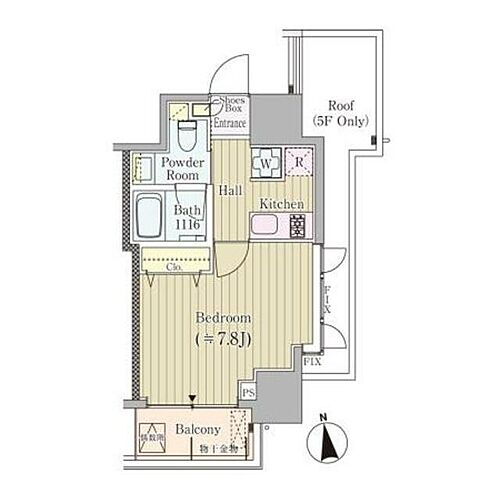 ＲＥＳＩＤＥＮＣＥ高輪台 7階 1K 賃貸物件詳細