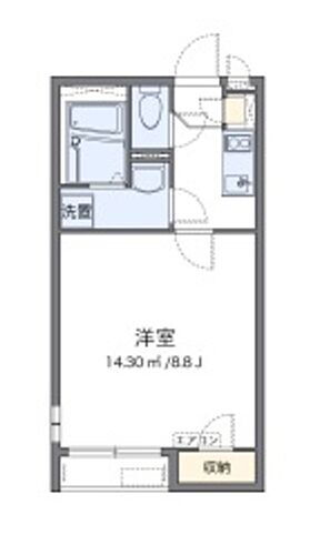 クレイノリエラ 2階 1K 賃貸物件詳細