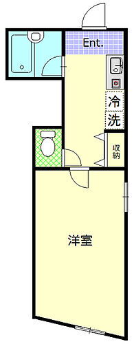 神奈川県横浜市神奈川区斎藤分町 白楽駅 1K アパート 賃貸物件詳細