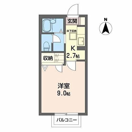 シャーメゾン萩野町 1階 1K 賃貸物件詳細