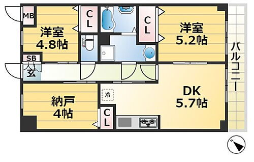 兵庫県神戸市長田区片山町5丁目 長田駅 2SDK マンション 賃貸物件詳細