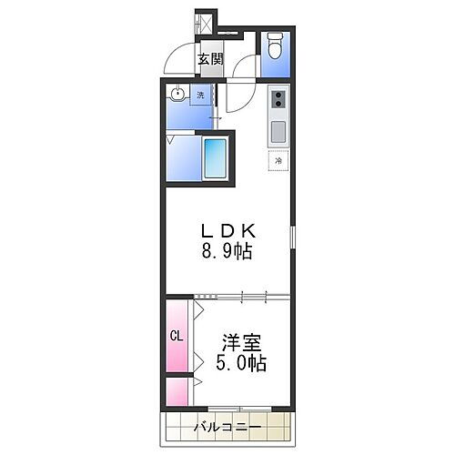 大阪府大阪市住吉区山之内3丁目 杉本町駅 1LDK アパート 賃貸物件詳細