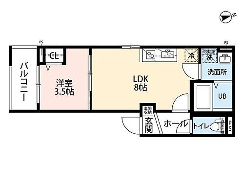 兵庫県尼崎市中在家町3丁目 尼崎駅 1LDK アパート 賃貸物件詳細