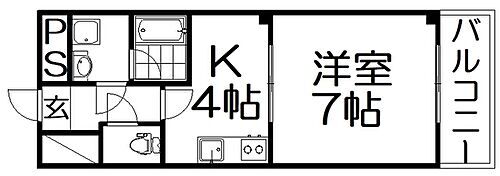 大阪府枚方市桜町 枚方公園駅 1K マンション 賃貸物件詳細