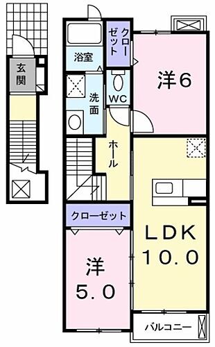 大阪府河内長野市向野町 河内長野駅 2LDK アパート 賃貸物件詳細