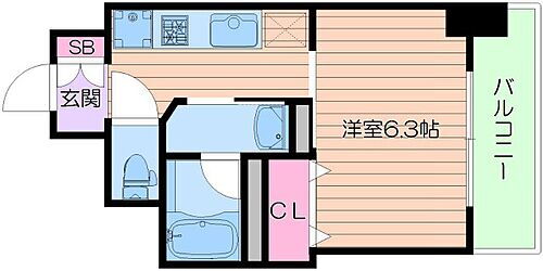大阪府大阪市北区浮田2丁目7-1 中崎町駅 1K マンション 賃貸物件詳細