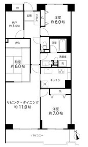 東京都府中市天神町1丁目3-1 府中駅 3SLDK マンション 賃貸物件詳細