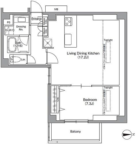 東京都港区南麻布2丁目2-10 麻布十番駅 1LDK マンション 賃貸物件詳細