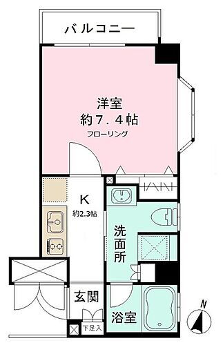 東京都世田谷区大原２丁目 代田橋駅 1K マンション 賃貸物件詳細