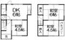 北田借家 間取図